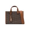 Michael Kors Gigi Monogram Classic Pendant Tote Bag Women Tote Bag Dark-Brown 30H3G3GM5B-227