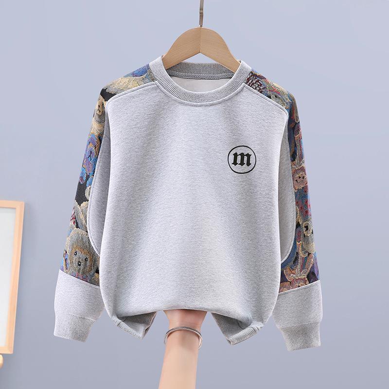 Jungen Rundhals-Sweatshirt - Frühling/Herbst Trendige Oberbekleidung für Kinder