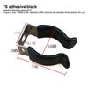 5Pcs U Clips Holder Bracket T5 - T10 Type Black Plastic Dipped Clamps Lamp Support Lampholder For Pipe Clamps