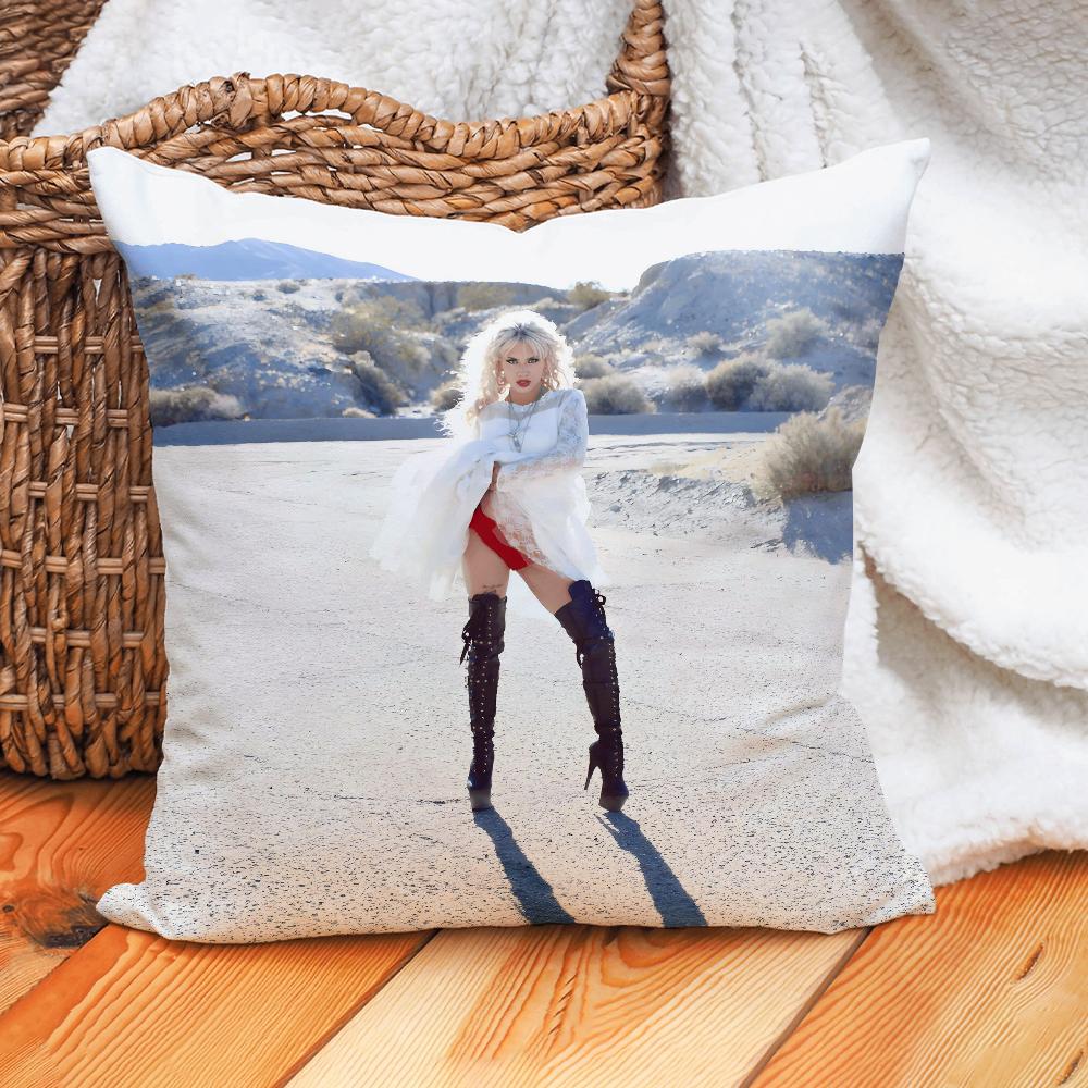 Singer Chrissy Chlapecka Christine Clam Casino Pillow Case Home Cushion Cover Suitable For Office Sofa Car Suitable For All
