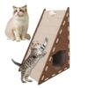 L Shape Cat Climbing Mat Wear-resistant Double-layer Cat House Cat Scratch Board  Indoor