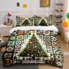 Christmas Tree and Patchwork. Bedding Sets Duvet Cover Sets Duvet Covers Pillowcases(1 * Duvet Cover 2 * Pillowcases Without Duvet Insert)