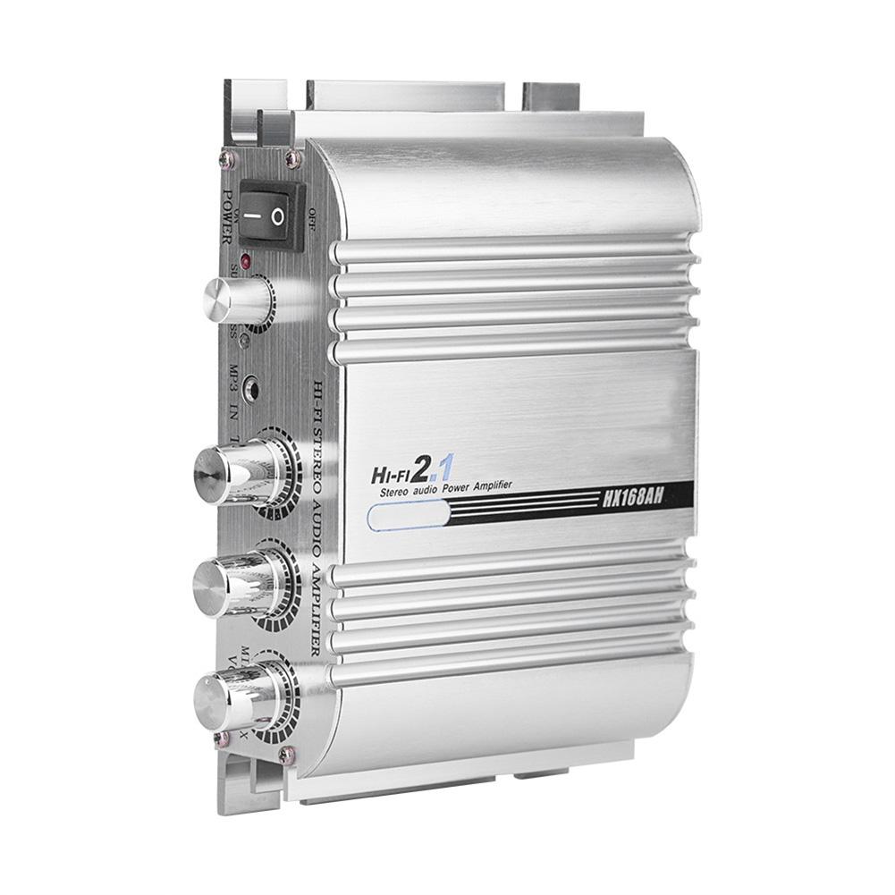 Car Amplifier 12V 2.0 + Heavy Bass Hi Fi 2.1 Channel Stereo Audio Mini AMP