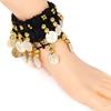 Belly Dance Dancing Anklet Waist Bracelet Cuff Chain Coins Beads Jewelry