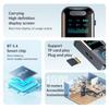 4 in 1 Bluetooth 5.4 Audio Receiver Transmitter 3.5MM AUX TF Card Stereo Music LED Display Wireless Adapter With Mic For Car TV