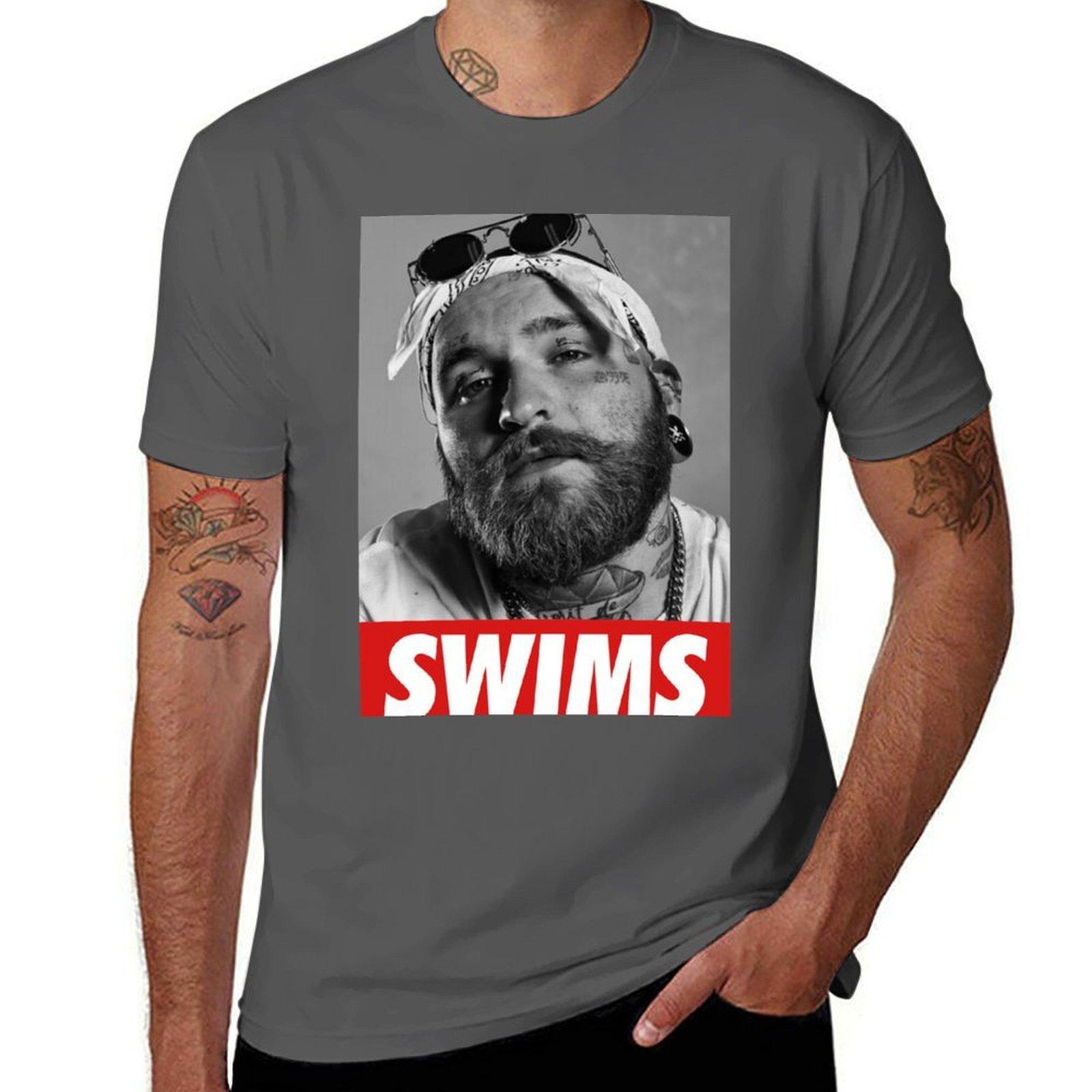 

TEDDY SWIMS T-Shirt t shirt men 100% cotton luxury brand essential t shirt funny t shirts man T-Shirt 4XL