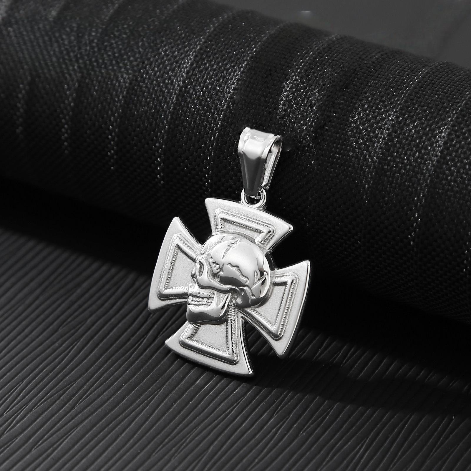 European & American Fashion Trend Men s Titanium Stainless Steel Pendant Jewelry Stainless Steel