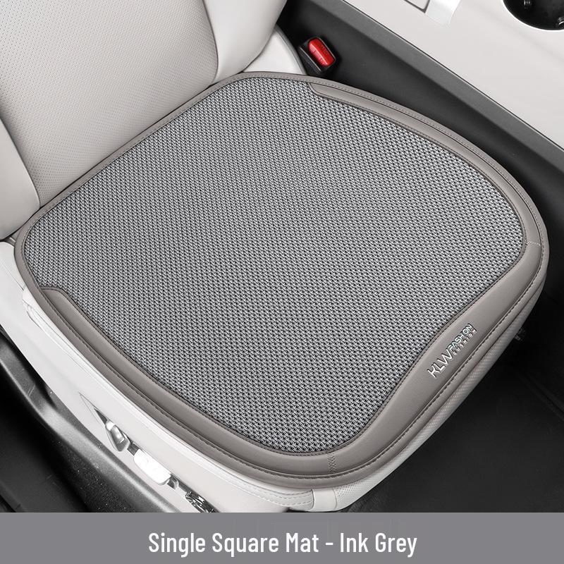 2026 New Ice Linen Car Seat Cushion Set: Breathable Ventilated Three-Piece or Seven-Piece for Spring/Summer