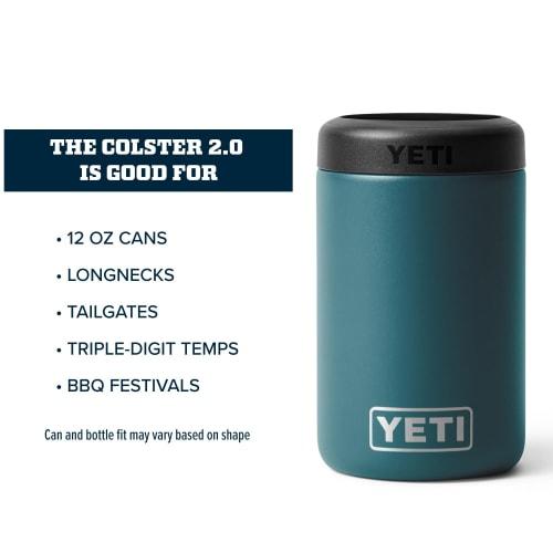 YETI Rambler 12oz Colster Can Insulator for Standard-Size Cans, Agave Teal (No Filling)