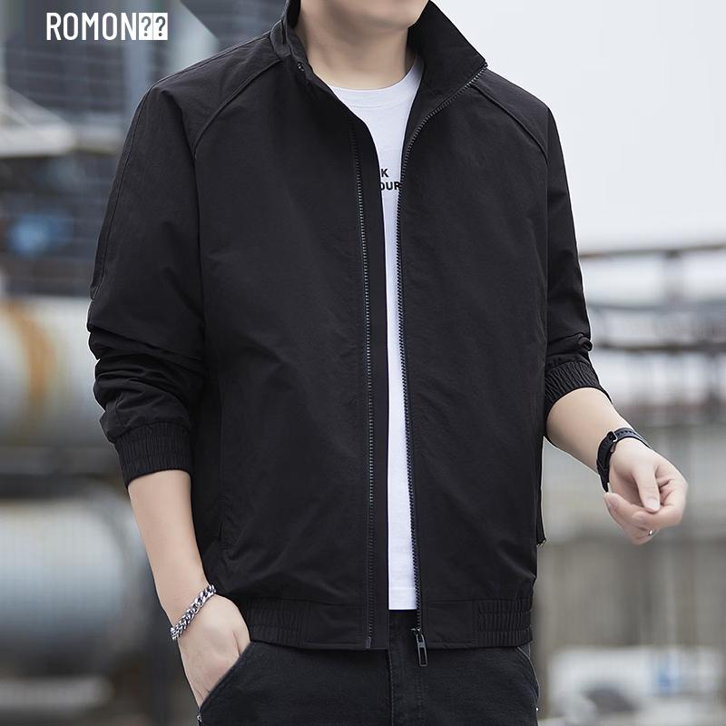 Men s Stand Collar Loose Fit Outdoor Jacket L