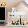 Fish Tank Landscaping Cute Basket Cat Decoration Fish Tank Creative Basket Cat Ornaments