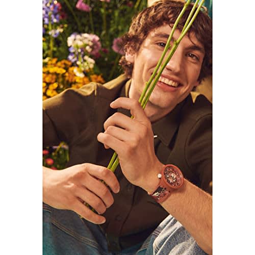 Swatch Camoflower Cotton Big Bold Biosourced Watch SB05C100