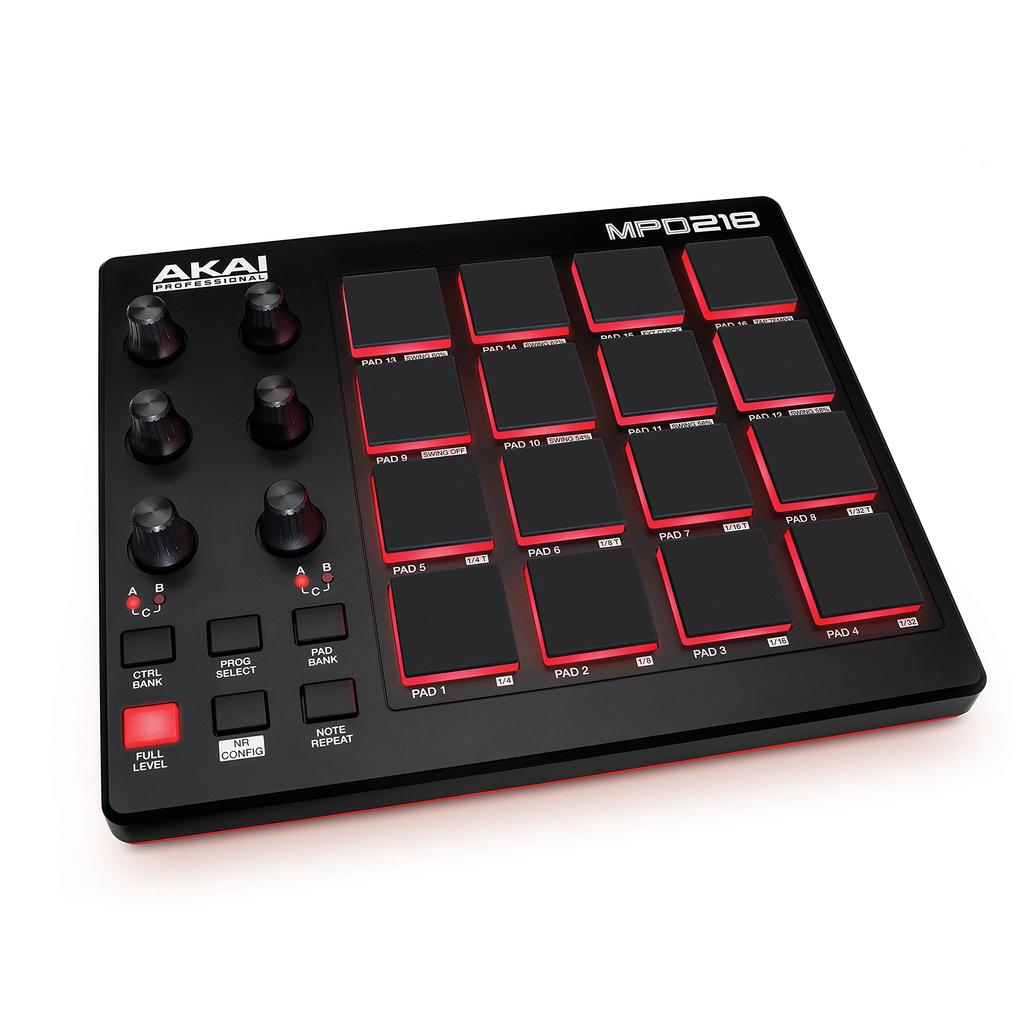 Akai Professional MPD218 USB MIDI Controller with 16 Pads and Sound Generator Software