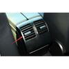 Silver Titanium Back Row Air Outlet Vent Cover Trim For Benz 2007-2014 C-Class