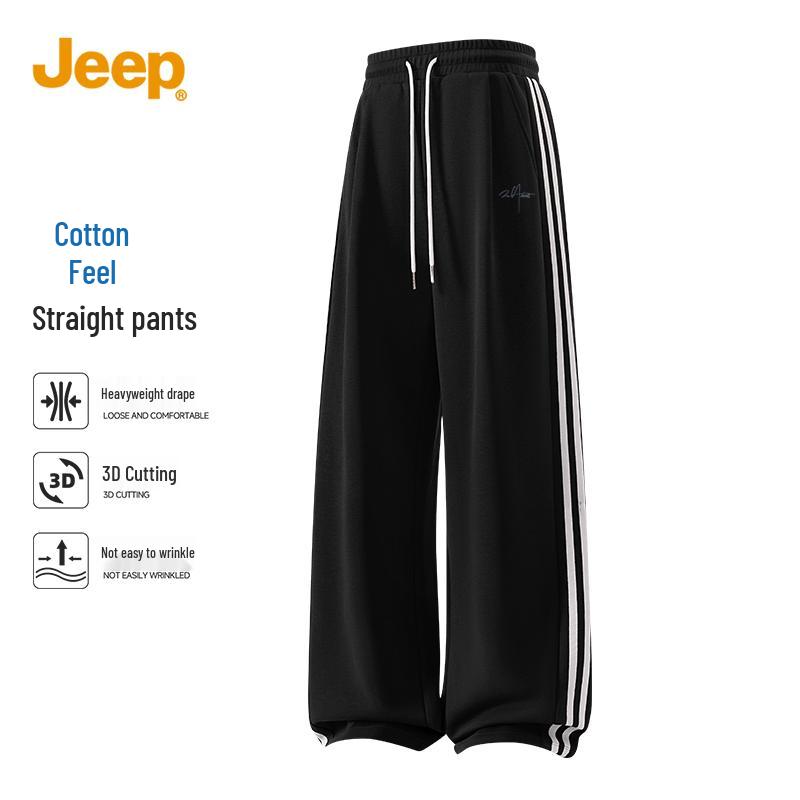 Men s JEEP Spring Heavyweight Loose Straight Pants M