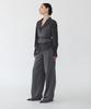 BIBYSEOB Double-Pleat Wide Slacks Charcoal [T51]