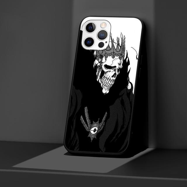 Japán Anime Bleach tok Apple Iphone 14 11 13 12 Pro Max Xr 7 8 +Se 2020 Xs 6 6s Plus 5 5s fekete szilikon telefontokhoz