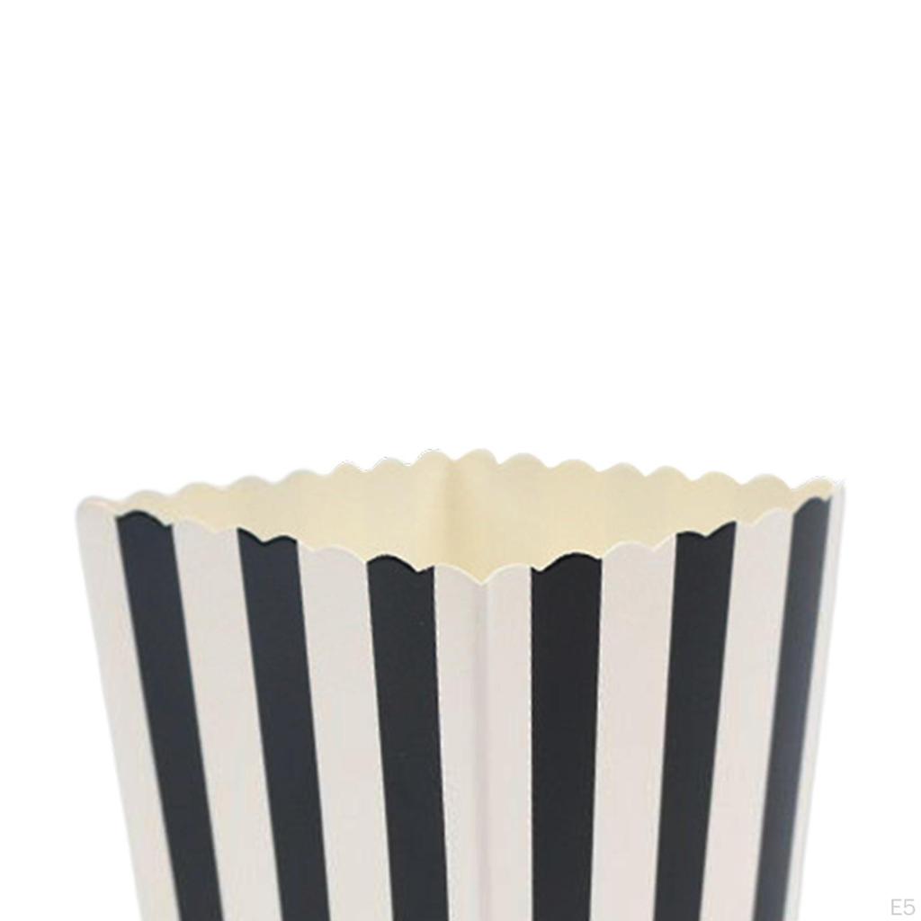 Set mit 10 Popcorn-Geschenkboxen Karton Süßigkeitenbehälter Partys Mini-Papierbehälter