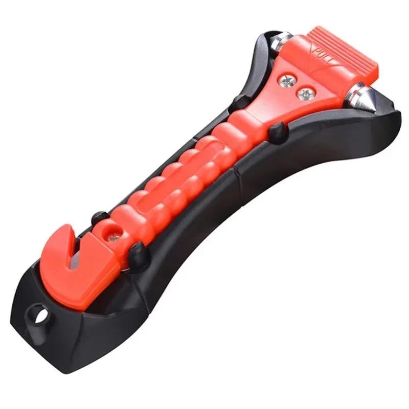 2 in 1 Car Safety Hammer Rescue Emergency Hammer Fire Escape Hammer Car Window Breaker Escape Tools