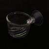 1Pc Glass Aquarium Feeder Hanging Fish Tank Mini Crystal Pot Polka Water Potted Planting Cylinder Cup Aquarium Decor Accessories