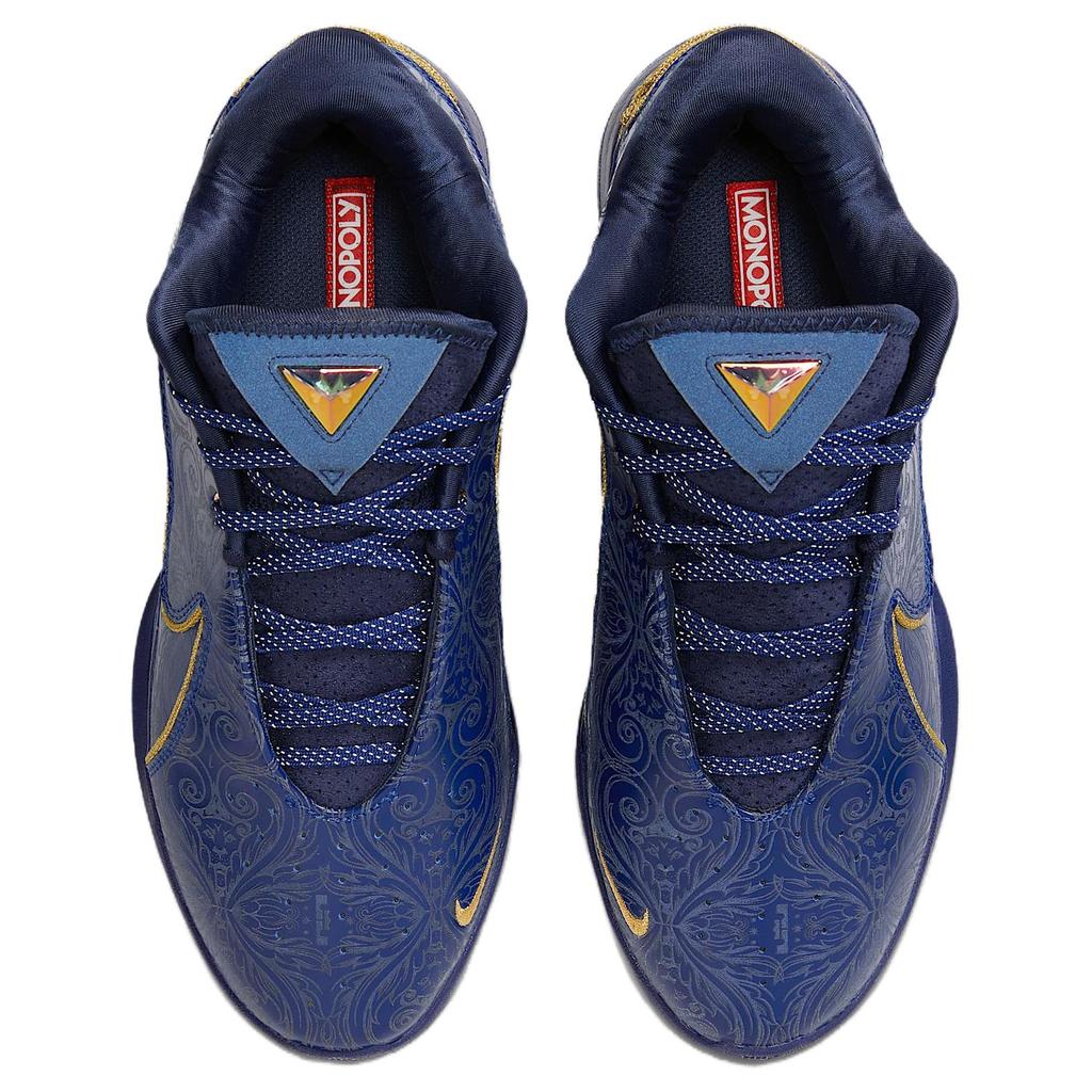 Nike Monopoly X LeBron 22 NRG EP Token Unisex Sneakers Blue Deep-Royal-Blue Metallic-Gold HV5146-400
