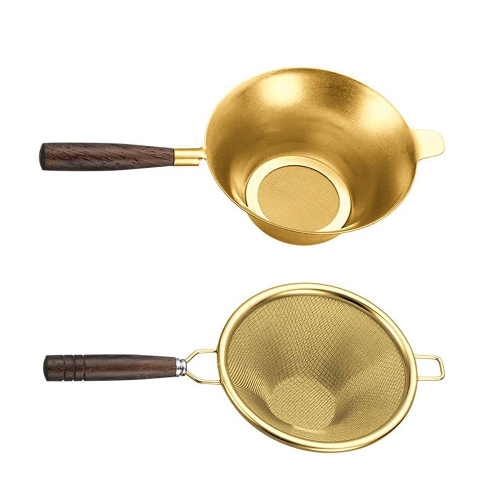 Stainless Steel Tea Strainer Very Fine Mesh Fine Mesh Strainer New Food Sifters for Kitchen