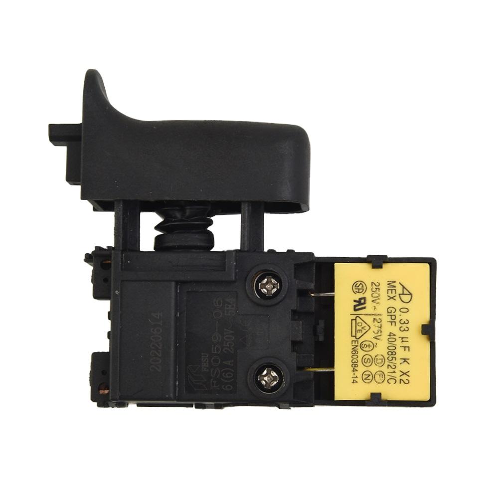 Electric Hammer Drill Speed Control Switch On/Off Push Button Trigger Switches For Makitas HR2460 HR2470 Power Tool