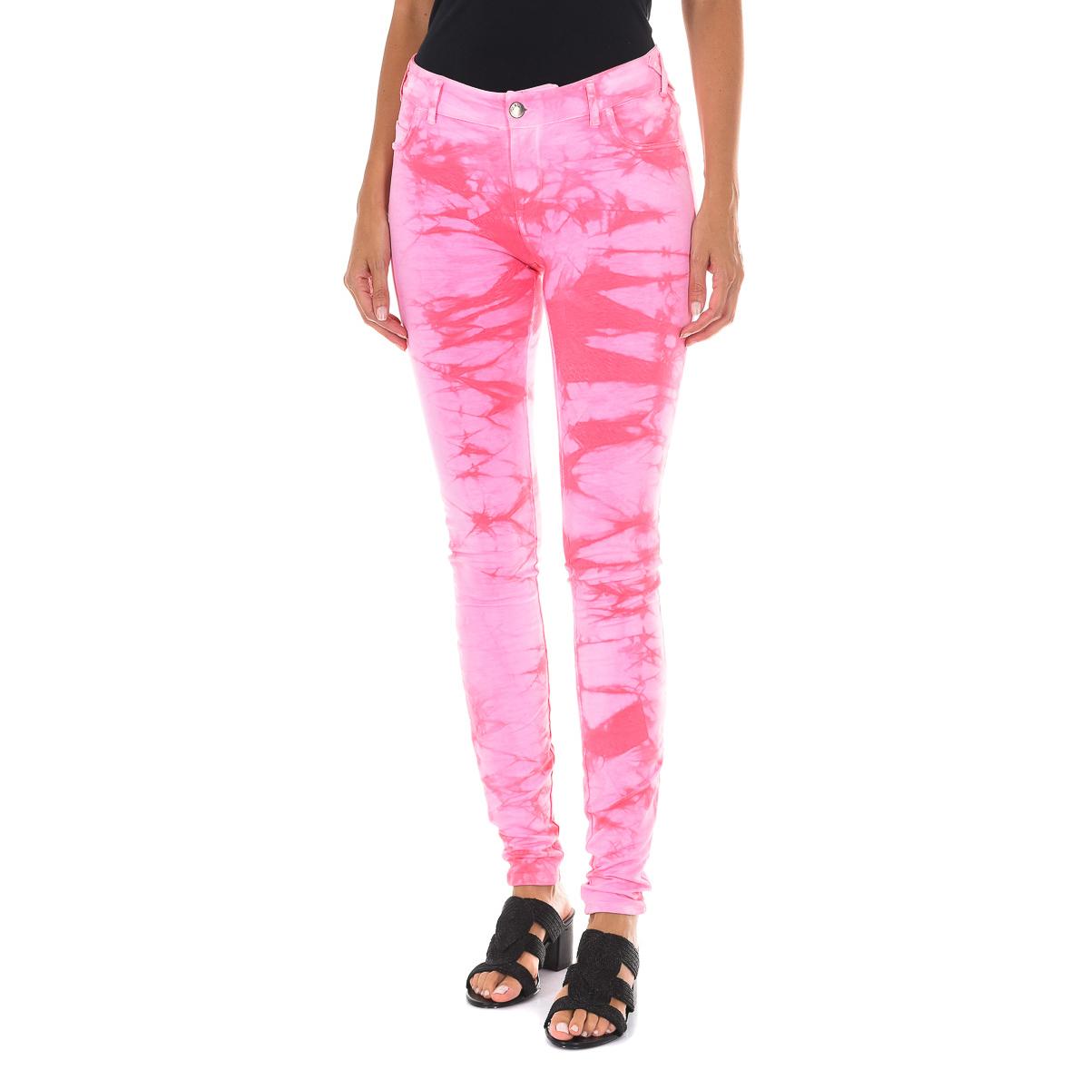 

Женские длинные брюки из эластичного флиса 10DB50210-J100 27-USA розовый