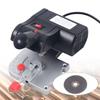 90W AC Cut-off Chop Saw Jig Saw Home DIY Benchtop Cutting Machine Soft Hard Metal Cutting Tool 45° Miter Cut Saw