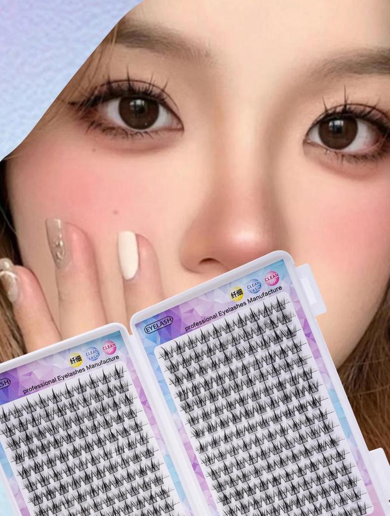 Eyelash Book: 640 Clusters with 30P40P Mix, Large Capacity & Multiple Styles - Super Soft & Dense Lashes for Europe and America