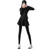 Women's Autumn/Winter 2024 Casual Sports Suit: Yoga Skirt Pants & Morning Run Outfit
