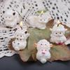 Cute Sheep Silicone Candle Mold With Bow Sitting Sheep Cute Design Diy Suitable Handmade Crafts Candles Plaster Soap Home Decor