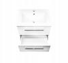 Bathroom Cabinet with Washbasin 60 Cm, Hanging, White, Soft-close Pinia