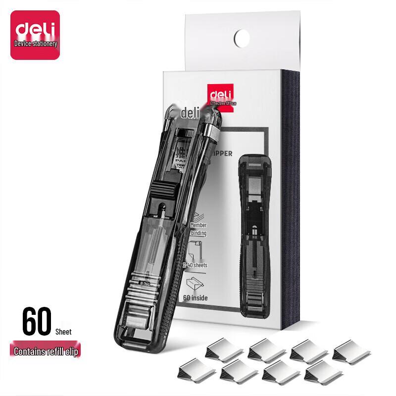 Deli 8591A 40-Sheet Binding Clipper CN plug (adapter included)