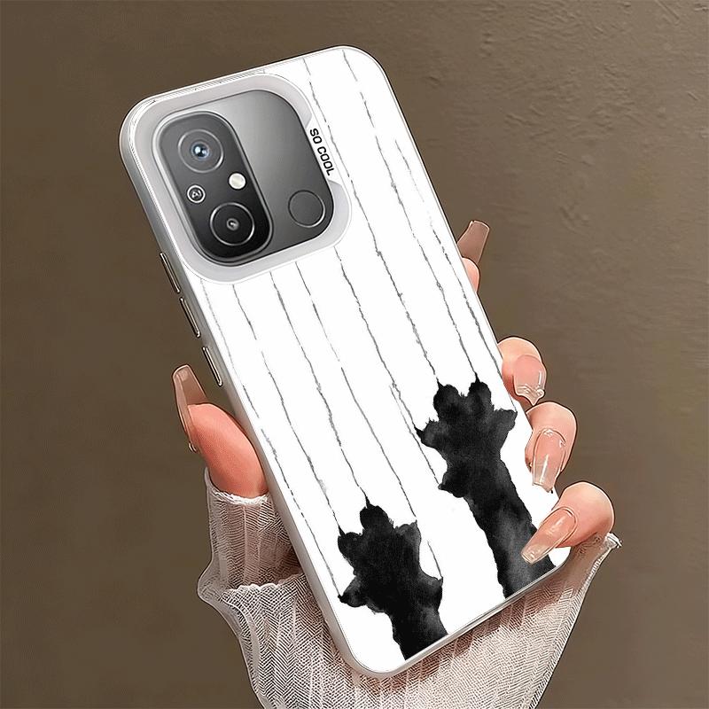 

Cat Footprint Funny Scratch Paw Cute Soft Phone Case for Xiaomi Redmi 15C 15 14C 13C 12C Poco X5 X6 X7 Pro X3 F8 F7 Ultra M8 13 Xiaomi Poco F8 Pro