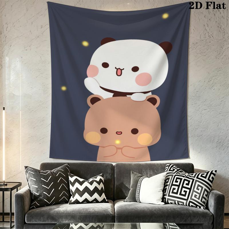 BUBU&DUDU Wall Tapestry Aesthetic Wall Hanging Printed Fabric Blanket Decorative Tapestries for Bedroom Living Room Home Decor