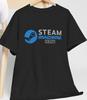 Steam Machine Valve Console Gaming PC Gamer Gift Deck Ps4 Ps5 Xbox X Tee Unisex Shirt Cotton Oversize Large Size