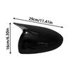 For Chevrolet Aveo Sonic 2011-2014 Car Rearview Side Mirror Cover Wing Cap Exterior Door Housing Shell Trim ABS Carbon / Black