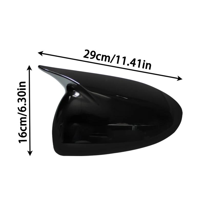 For Chevrolet Aveo Sonic 2011-2014 Car Rearview Side Mirror Cover Wing Cap Exterior Door Housing Shell Trim ABS Carbon / Black