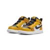 New Jordan Air Jordan 1 Mid Alt High Top Basketball Shoes Black Yellow Infant And Toddler AR6352-701
