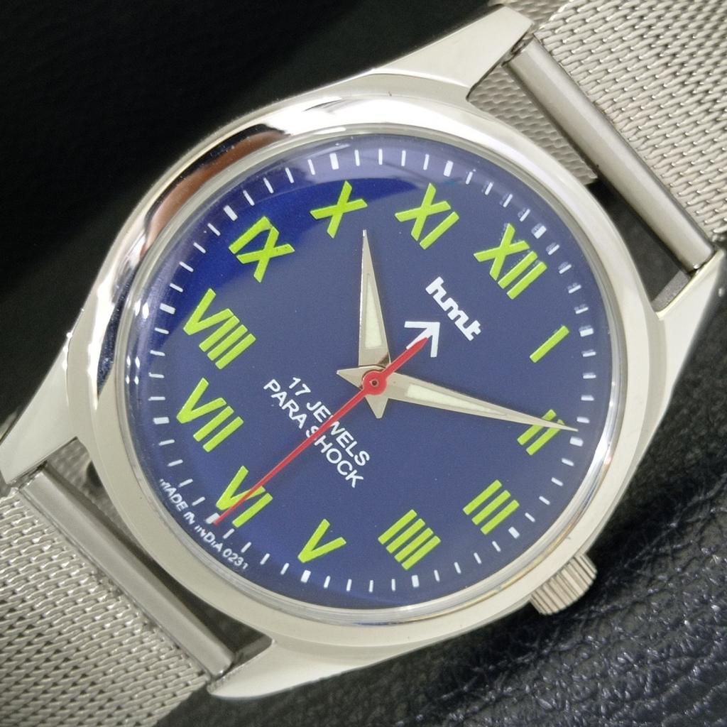 

HMT ВИНТАЖНЫЕ ИНДИЙСКИЕ МУЖСКИЕ ЧАСЫ С РУЧНЫМ ЗАВОДОМ СИНИЙ ЦИФЕРБЛАТ a441037-4 HT-a441037