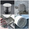 Stainless Steel Gutter Guard Strainer Efficient Hole Design Roof Drain Filter Universal Downspout Cover Outdoor Gutter
