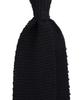 MANNERGRAM Silk Knit Tie Black