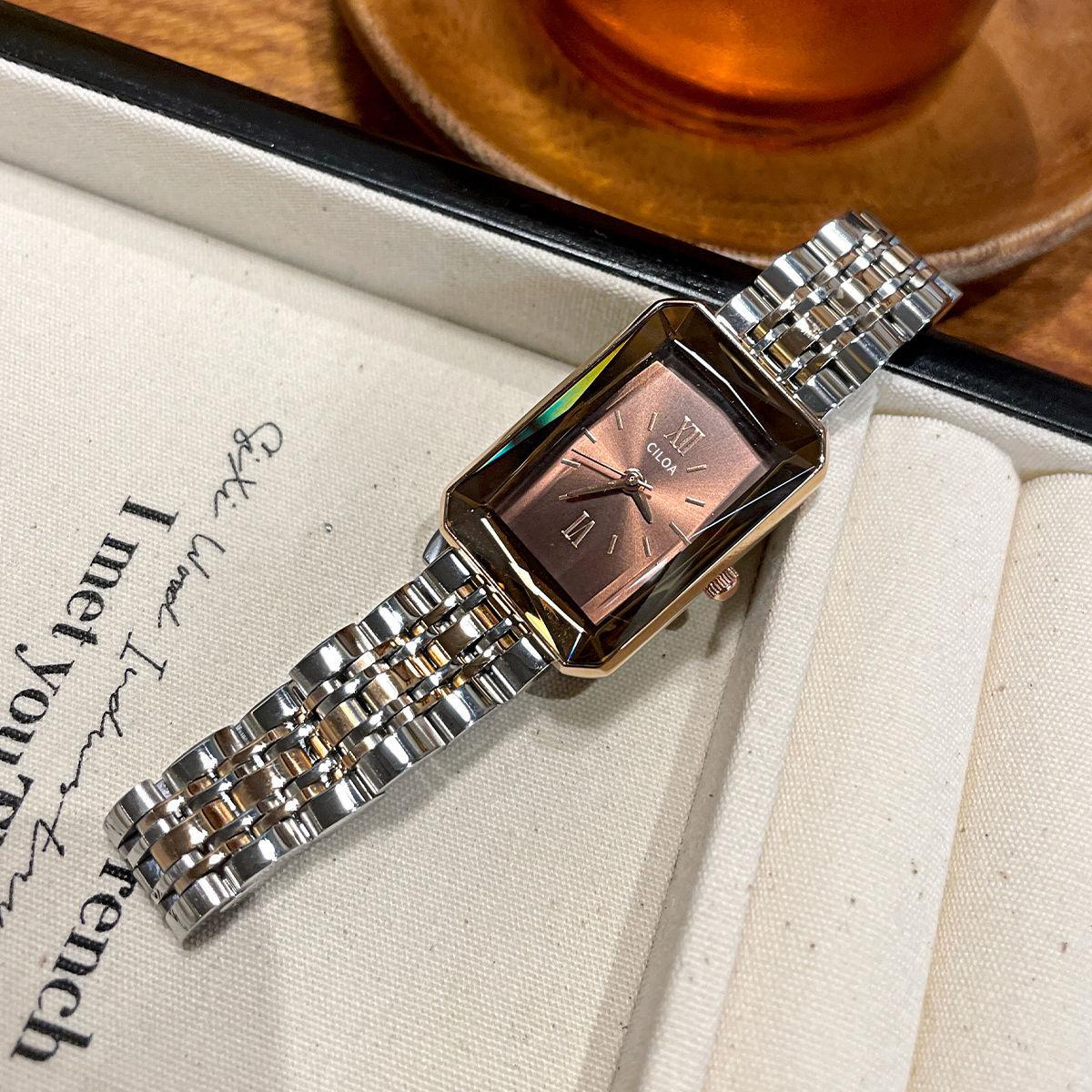 CILOA Hero Watch Light Luxury Watch Female Niche Mechanical Watch Female TikTok Custom Watch Watch no specifications кофейный