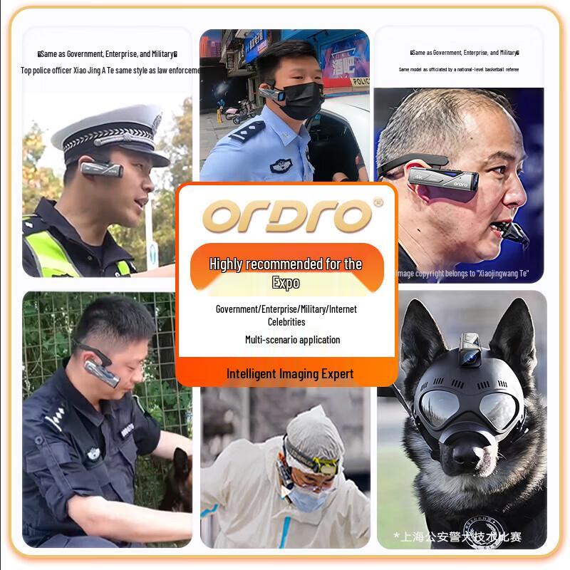 ORDRO EP7 4K Head-Mounted VLOG Camera (CN Version)