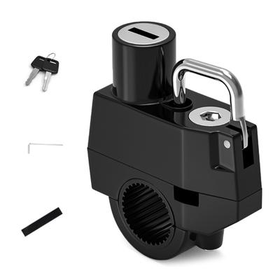 Antivols de Casques de Moto avec Clés Installation Facile Accessoire de Scooter Support de Casques en Aluminium Sécurisé Installation Simple