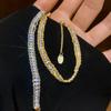 Lux Rhinestone Wrap Bracelet - Korean Style, Trendy Fashion Bangle
