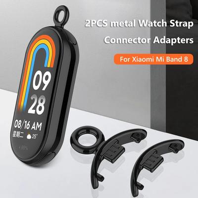 Metall-Halskette für Xiaomi Mi Band 8 Armband Anhänger mit Schnalle Halsdekoration Armband für Xiaomi Mi Band 8 Zubehör