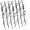 8Pcs Waterproof Acrylic Marker White Marker Paint Pen Art Painting Highlight Graffiti Pen Quick-Drying Marker 2.0mm Art Supplies