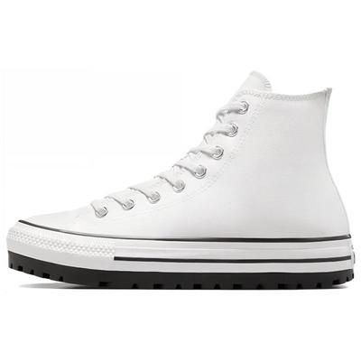 All Star City Trek Comfortable and Versatile Breathable High Top Canvas Shoes Unisex White
